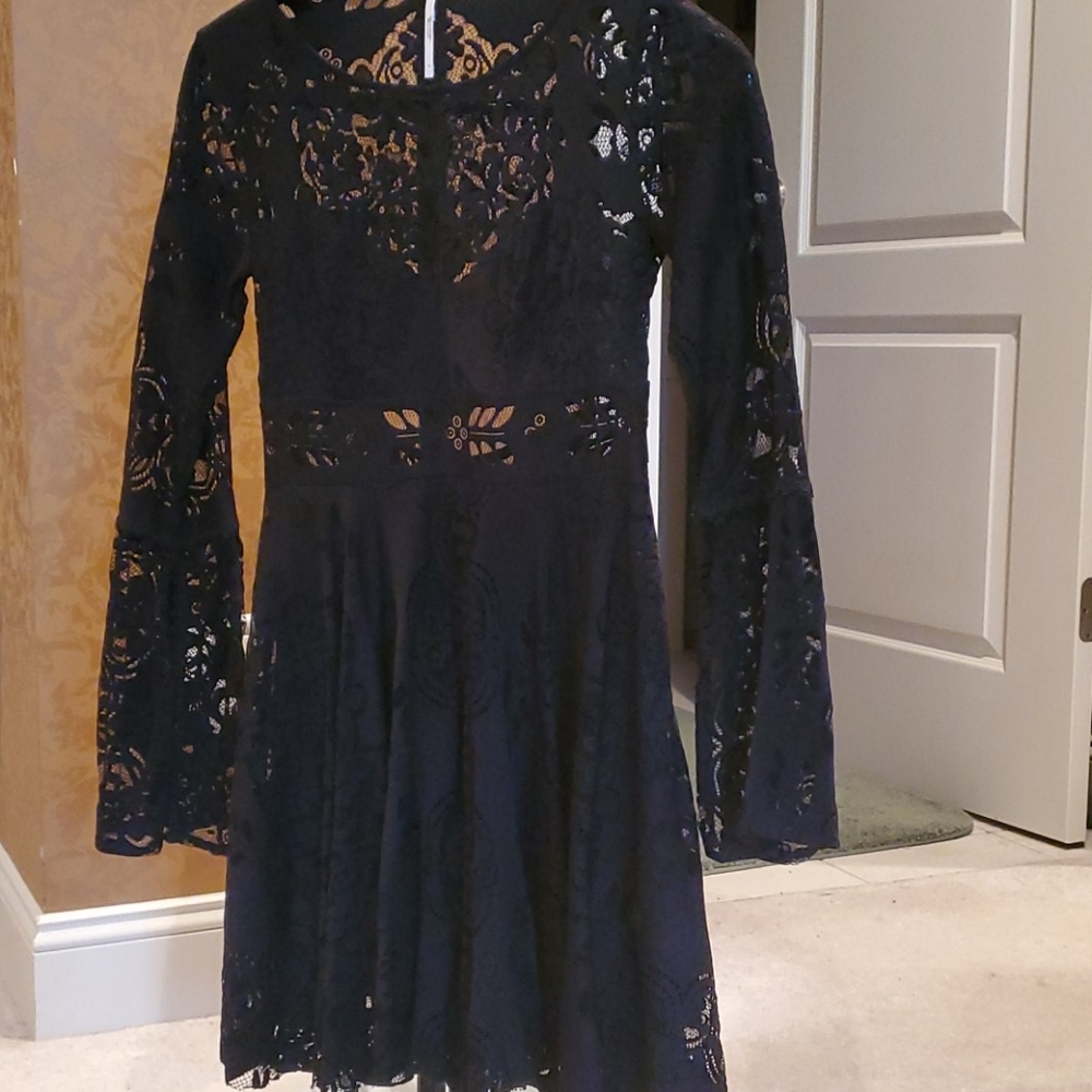 Free People  Lovers Folk Song Dress - Picture 7 of 8